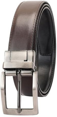 PROVOGUE Men Brown Texas Leatherite Reversible Belt