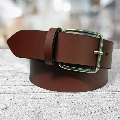 FAZON Men Casual, Evening, Formal, Party Brown Texas Leatherite Belt