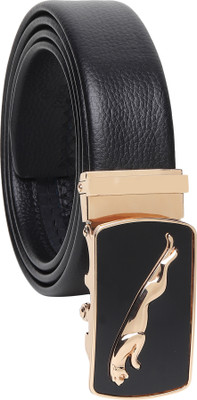 MenFox Men Casual, Formal, Party Black Texas Leatherite, Artificial Leather Belt