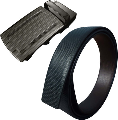Aakarshini Men & Women Formal Black, Brown Artificial Leather Reversible Belt