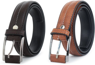 ZACHARIAS Boys Casual, Formal, Party Brown, Tan Synthetic Belt