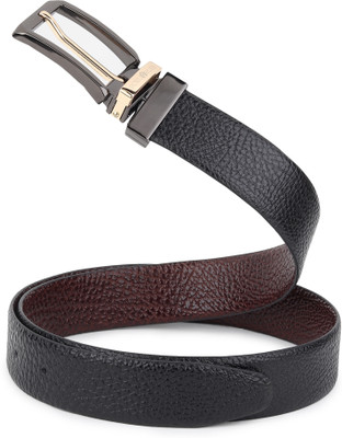 SCRUMBLER Men Formal, Party Brown Genuine Leather Reversible Belt