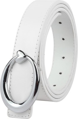 Kastner Women Casual White Artificial Leather Belt