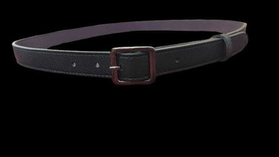 Vinylzone Men & Women Casual, Evening, Formal, Party Black Artificial Leather, Synthetic Belt