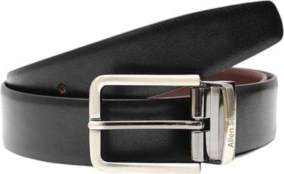 Allen Solly Men Formal Black, Brown Genuine Leather Reversible Belt