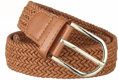 Icongadget Girls Casual, Party, Formal, Evening Tan Canvas Belt