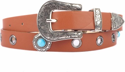 REDHORNS Women Casual, Evening, Formal, Party Brown Artificial Leather Belt