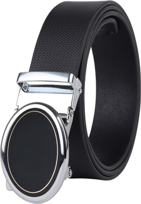 Roadster Men Formal Black Genuine Leather Belt