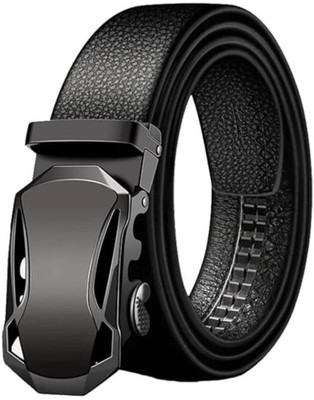Icongadget Men Casual, Formal, Party, Evening Black Texas Leatherite Belt