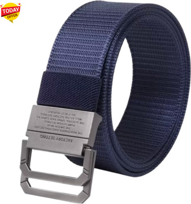 Artisanwear Men Casual Blue Nylon Belt