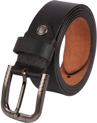 Keviv Men Casual Black Genuine Leather Belt