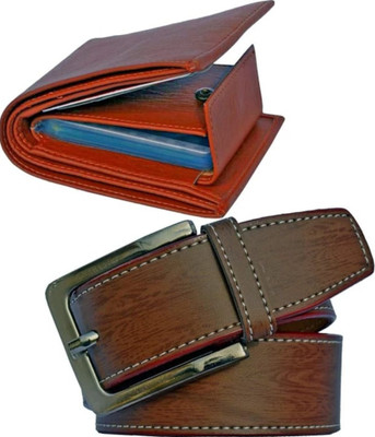 Oddi Men Casual Brown Artificial Leather Belt