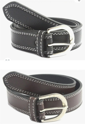 Sadikain Boys & Girls Black, Brown Artificial Leather Belt