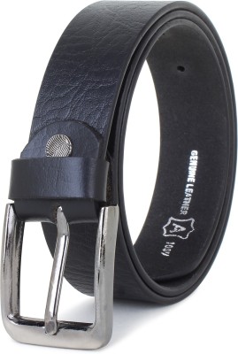 ZACHARIAS Boys Casual, Formal, Party Black Genuine Leather Belt