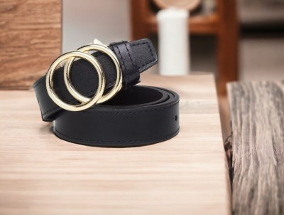 Niddleman Fashion India Men Evening, Casual, Formal Black Artificial Leather Belt