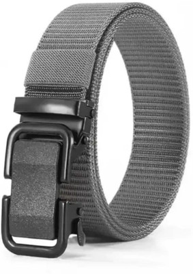 Niddleman Men Casual Grey Nylon Belt