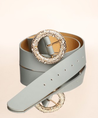 Haute Sauce Women Casual Blue Artificial Leather Belt