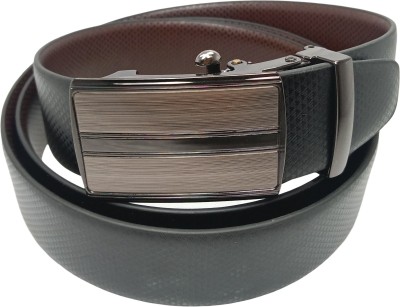 NUKAICHAU Men Formal, Casual, Evening, Party Black, Brown Artificial Leather, Texas Leatherite Reversible Belt