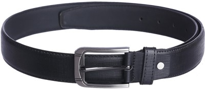 KARA Men Casual, Formal, Party, Evening Black Artificial Leather Belt