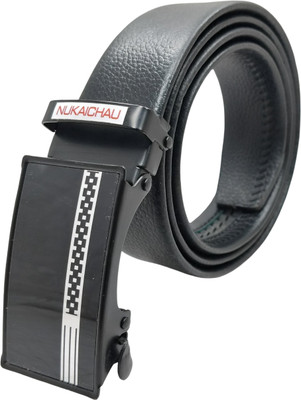 NUKAICHAU Boys Formal, Casual, Evening, Party Black Artificial Leather, Texas Leatherite Belt