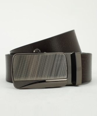 KILLER Men Casual, Evening, Formal, Party Brown Artificial Leather Belt