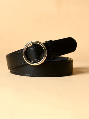 Dressberry Women Formal Black Artificial Leather Belt