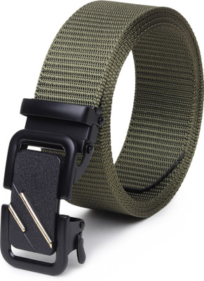 LOOPA Men Casual Green Nylon Belt