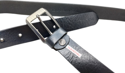 NUKAICHAU Men Formal, Casual, Evening, Party Black Genuine Leather Belt