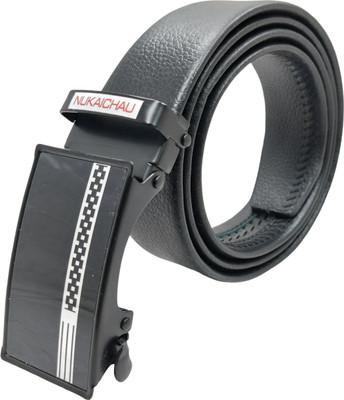 NUKAICHAU Boys Formal, Casual, Evening, Party Black Artificial Leather, Texas Leatherite Belt