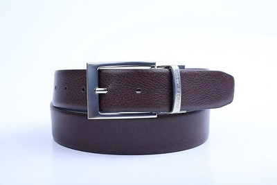 MUSOMODA Men Casual Black Genuine Leather Belt