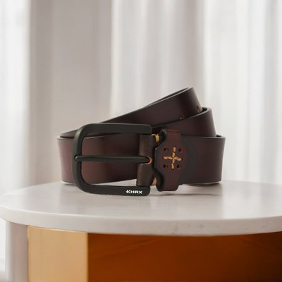 HRX by Hrithik Roshan Men Brown Genuine Leather Belt