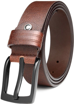Mistercraft Men Casual Tan Genuine Leather Belt