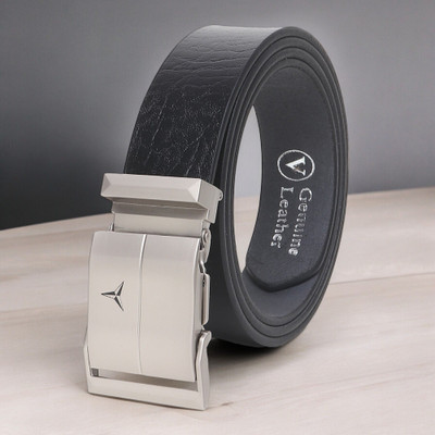 Roadster Men Formal, Casual, Evening, Party Black Genuine Leather Belt
