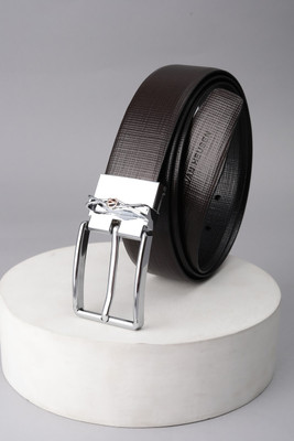 VAN HEUSEN Men Casual Brown Genuine Leather Belt