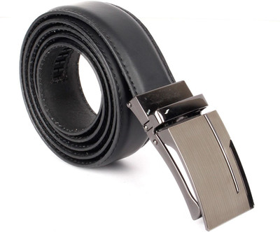 CIMONI Men Black Genuine Leather Belt