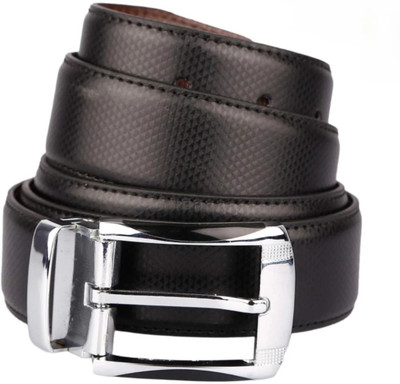 FAZON Men Casual, Evening, Formal, Party Black, Brown Texas Leatherite Reversible Belt