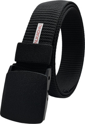 NUKAICHAU Boys & Girls Casual, Evening, Party Black Nylon Belt
