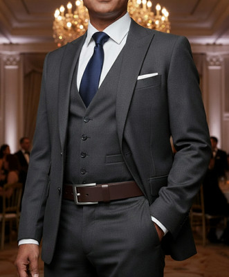 ROVERSOLE Men Casual, Formal Black Genuine Leather Reversible Belt