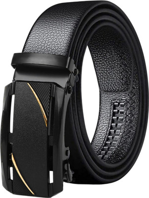 LOOPA Men Casual, Evening, Formal, Party Black Synthetic Belt