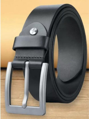 Icongadget Men Formal, Casual, Evening, Party Black Genuine Leather Belt
