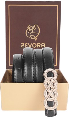 ZEVORA Women Party, Casual, Evening, Formal Brown Genuine Leather Belt