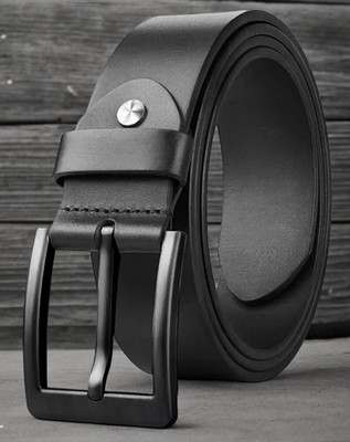 Roadster Men Formal, Casual, Evening, Party Black Genuine Leather Belt