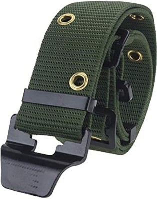 Sdmk Men Formal Green Nylon Belt