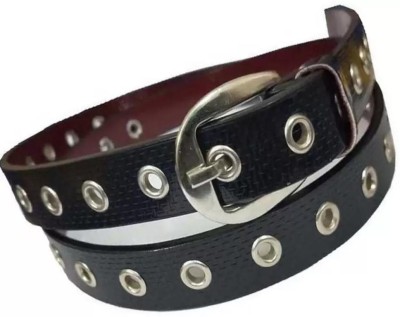 Saiyam Girls Casual Black Artificial Leather Belt