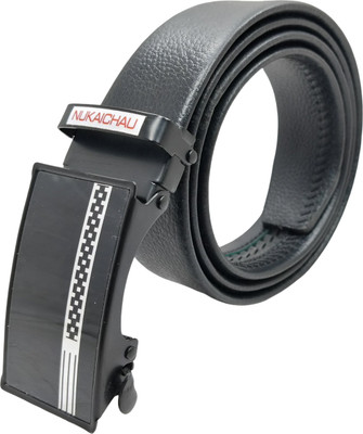 NUKAICHAU Boys Formal, Casual, Evening, Party Black Artificial Leather, Texas Leatherite Belt