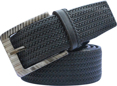 METRONAUT Men Formal Black Synthetic Belt