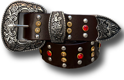 ENTEGRO Men Party, Evening, Casual Brown Genuine Leather Belt