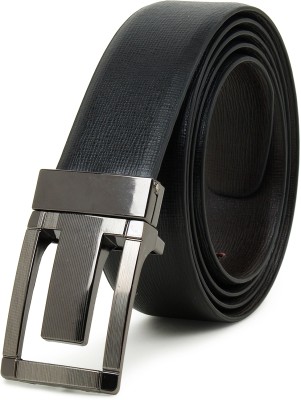 ZACHARIAS Men Formal, Casual, Party Black Artificial Leather Reversible Belt