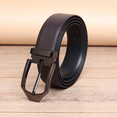 Kastner Men Formal Brown Artificial Leather Belt