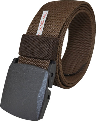 NUKAICHAU Boys & Girls Casual, Evening, Party Brown Nylon Belt